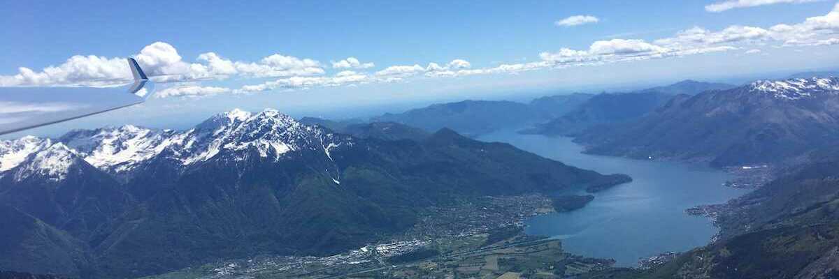 Flugwegposition um 12:45:06: Aufgenommen in der Nähe von 23025 Novate Mezzola, Sondrio, Italien in 2914 Meter